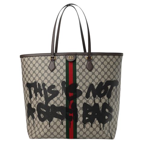 this is not a birkin bag gucci|Gucci x balenciaga bag.